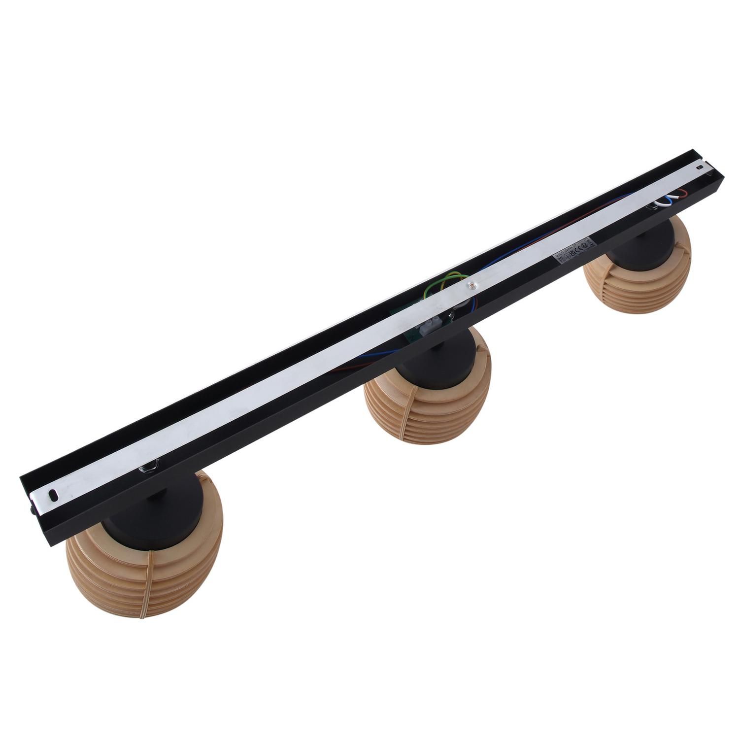 B-Ware Lindby Deckenleuchte Ediz, 3 Flammig Gu10 Holz 73 Cm Lang Deckenlampe Lampe Spot - 4251911777338