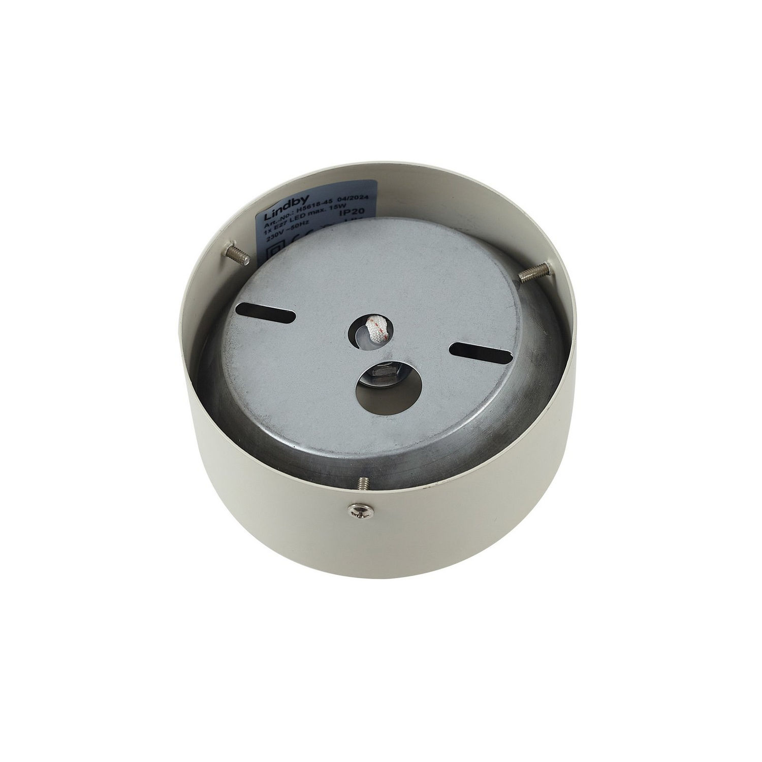 B-Ware Lindby Deckenleuchte Elover Beige ø 45 Cm Eisen Deckenlampe Lampe Leuchte Spot - 4251911792034