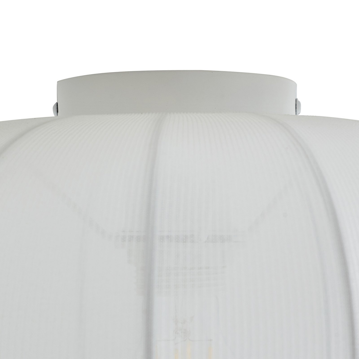 B-Ware Lindby Deckenleuchte Helin Weiß Stoff ø 35 Cm Deckenlampe Lampe Leuchte Spot