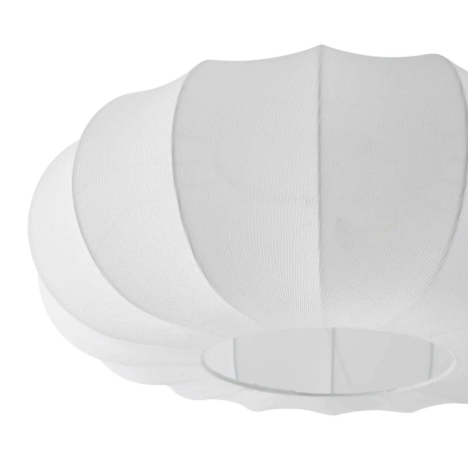 B-Ware Lindby Deckenleuchte Helin Deckenlampe ø60cm Wohnzimmerlampe Textil E27 Weiß