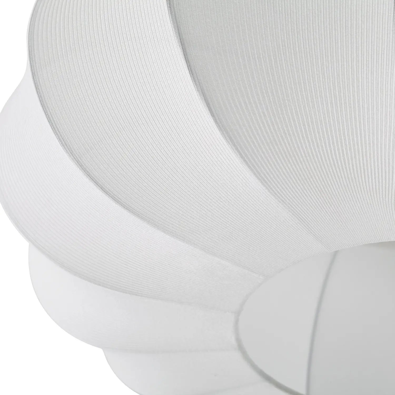 B-Ware Lindby Deckenleuchte Helin Deckenlampe ø60cm Wohnzimmerlampe Textil E27 Weiß