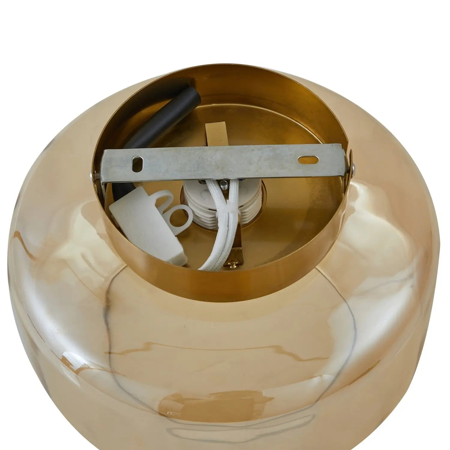 B-Ware Lindby Deckenleuchte Lampe Hildur Amber Glas ø 22 Cm503 - 4251911793529