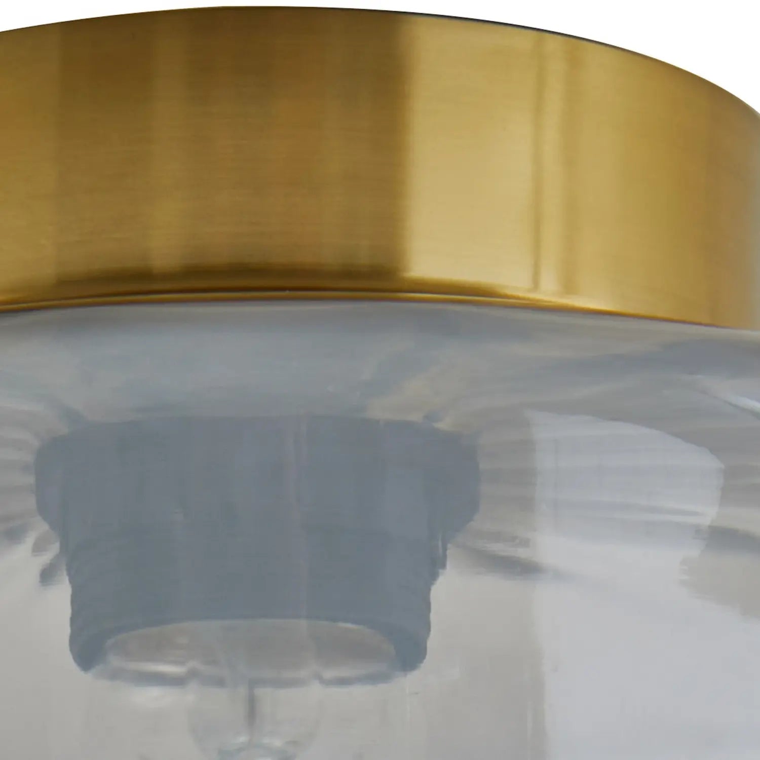 B-Ware Lindby Deckenleuchte Lampe Hildur Rauchgrau Glas ø 22 Cm