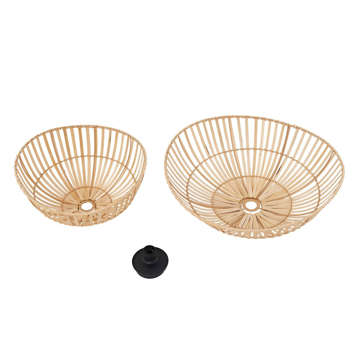Lindby Deckenleuchte Ilajus Ø 62 cm Bambus natur Deckenlampe Lampe Leuchte S379 - 4251911787993