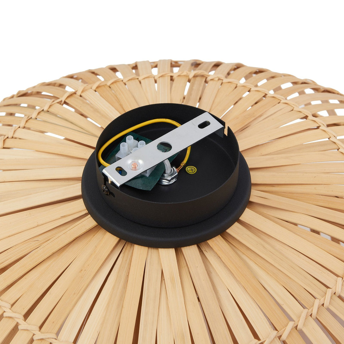 Lindby Deckenleuchte Ilajus Ø 62 cm Bambus natur Deckenlampe Lampe Leuchte S379 - 4251911787993