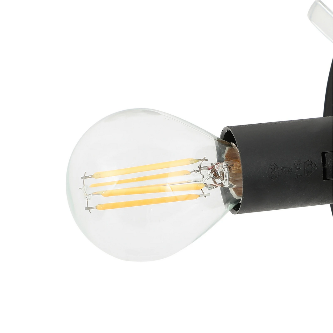 Lindby Deckenleuchte Isamer Rauchgrau ø 80 Cm Kugel Deckenlampe Lampe Leuchte B-Ware