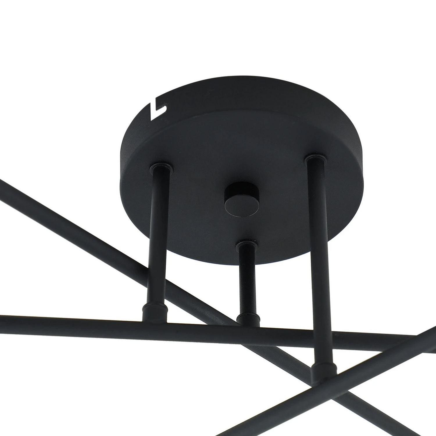 Plafonnier sphérique Lindby Isamer, gris fumé, ø 80 cm, luminaire, qualité B