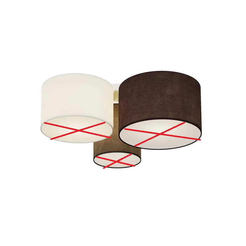 B-Ware Lindby Laurenz Deckenlampe Deckenlicht 3 Flammig E27 Grau Braun Siehe Text/F227 - 4251096563238