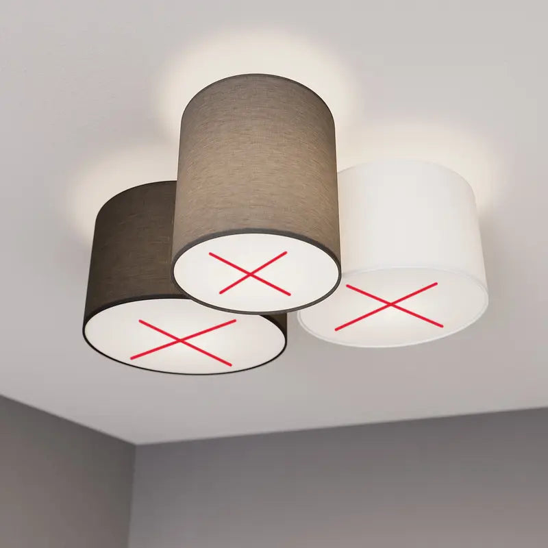 B-Ware Lindby Laurenz Deckenlampe Deckenlicht Lampe 3flg E27 Grau Braun Siehe Text/Foto - 4251096563238
