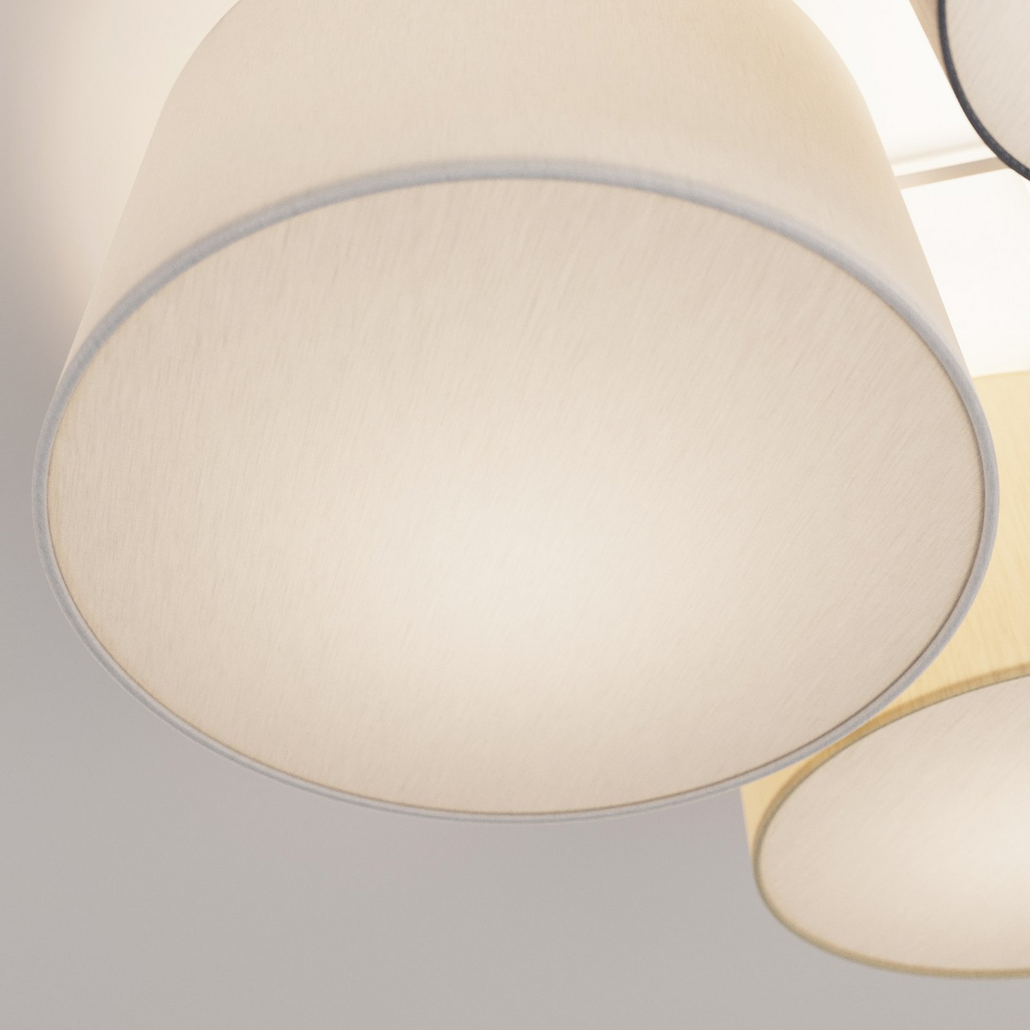 B-Ware Lindby Laurenz Deckenlampe Hängelampe 5 Flmg E27 90cm Braun Beige Siehe Text - 4251096585360