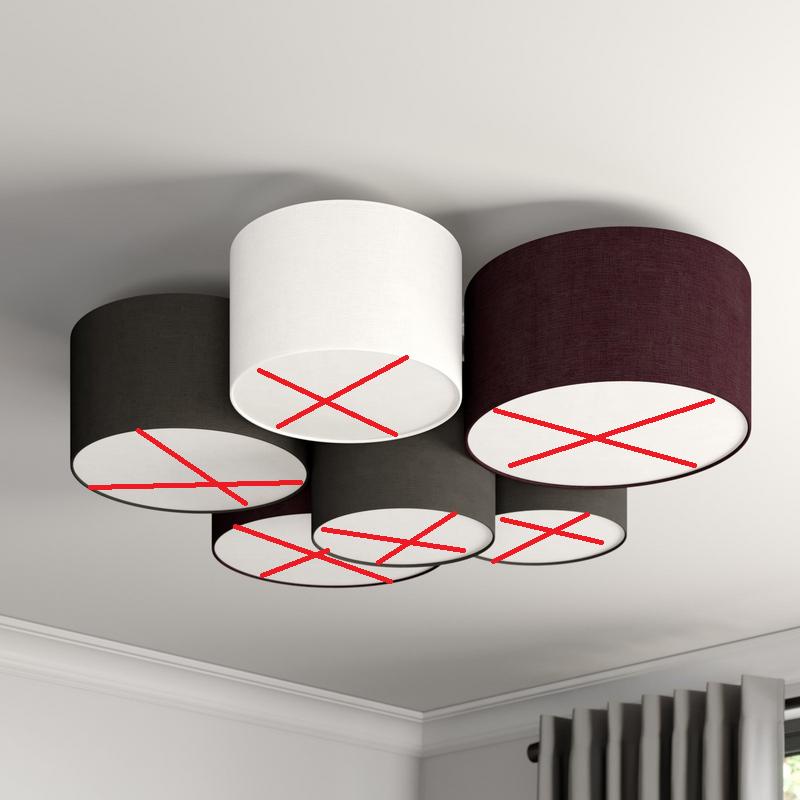 Lindby Laurenz Deckenlampe Deckenleuchte Lampe Leuchte 6-flammig SIEHE TEXT/FOTO - 4251096563245