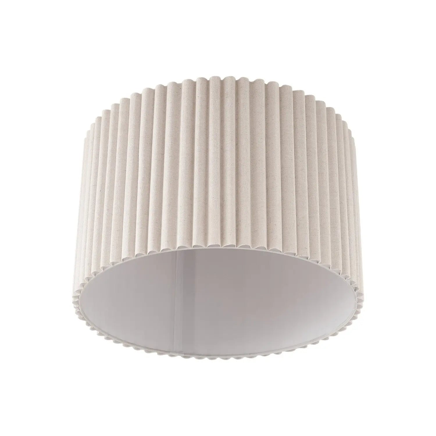 B-Ware Lindby Deckenleuchte Lampe Beleuchtung Leinen Cremefarben ø 45 Cm Libbie