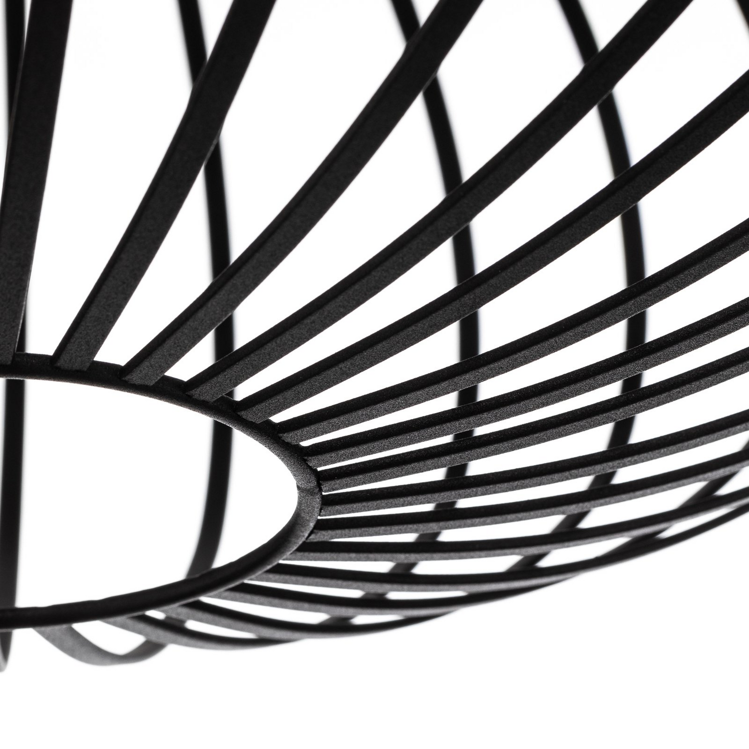 B-Ware Lindby Deckenleuchte Maivi Schwarz 50 Cm Eisen Käfig Deckenlampe Lampe Leuchte