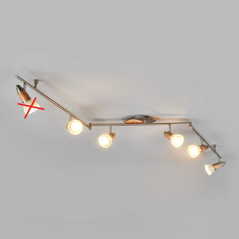 B-Ware Lindby 6 Flammige Led Holz Deckenlampe Marena Deckenlampe E14 Siehe Text/Foto - 4251096510119