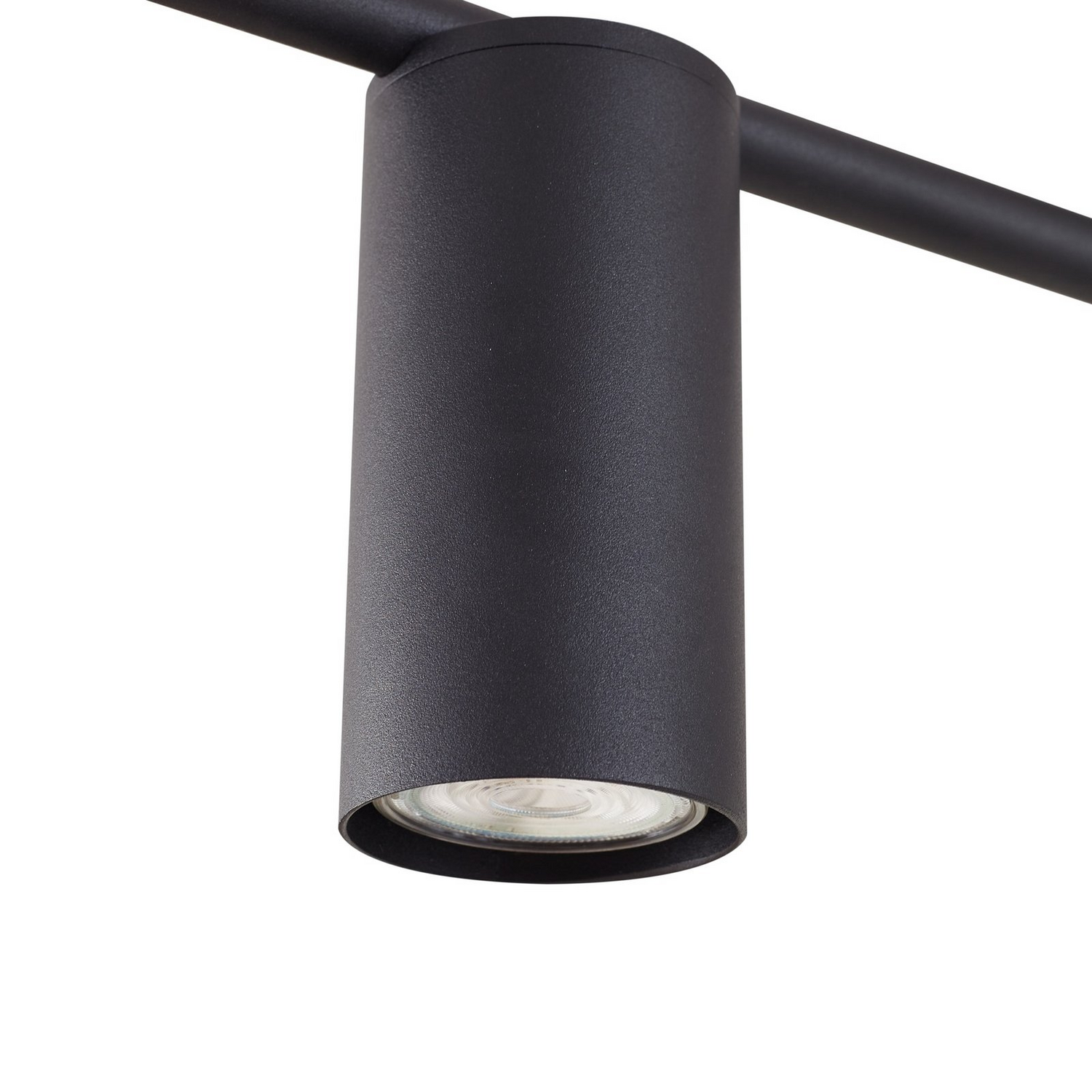 B-Ware Lindby Deckenleuchte Lampe Beleuchtung Marilou Schwarz 4 Flammig ø 70cm649