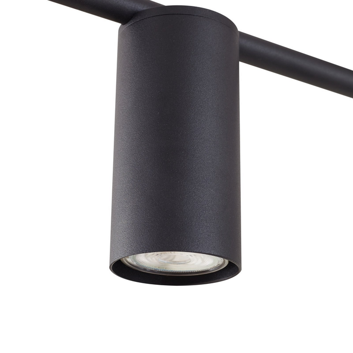 Lindby Deckenleuchte Lampe Beleuchtung Marilou Schwarz 4 Flammig ø 70cm B-Ware
