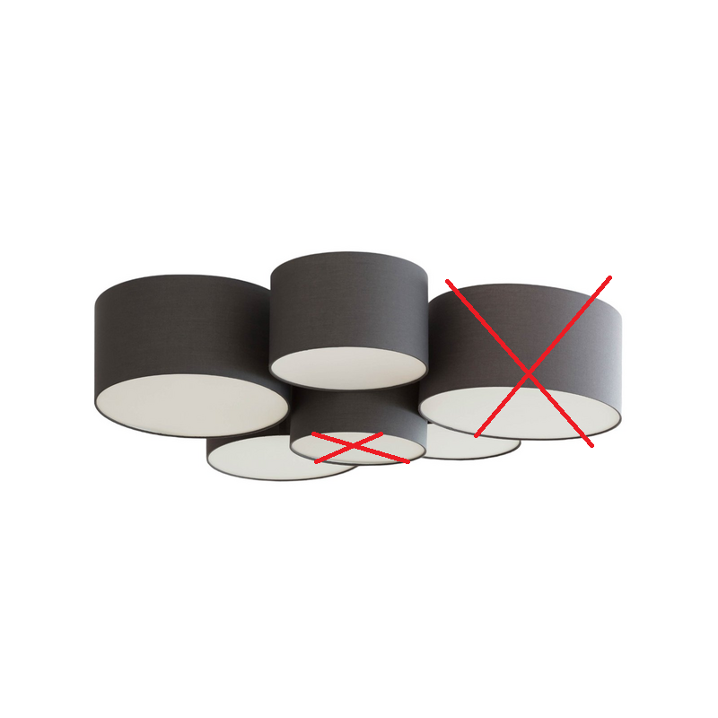 Lindby Maureka Stoff Deckenleuchte Deckenlampe Leuchte Siehe Text/Fotos B-Ware - 4251911758009