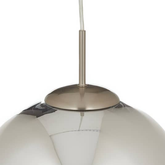 B-Ware Lindby Deckenleuchte Deckenlampe Ravena Kugeln Klar Chrom Nickel Matt E27 Led
