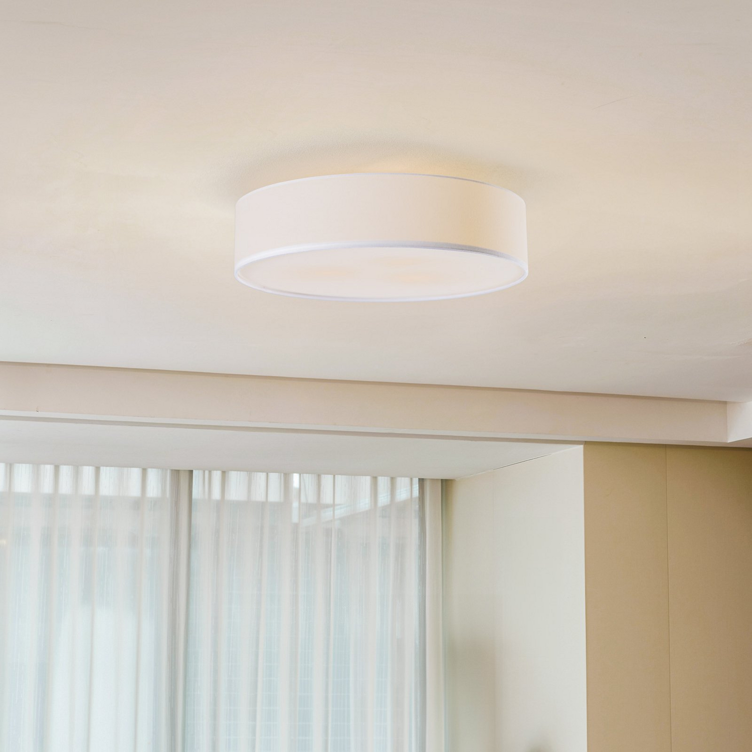 Lindby Deckenlampe Sebatin Hängelampe Lampe Leuchte Mit E27 Led ø 50 Cm Weiß B-Ware - 4251096503074