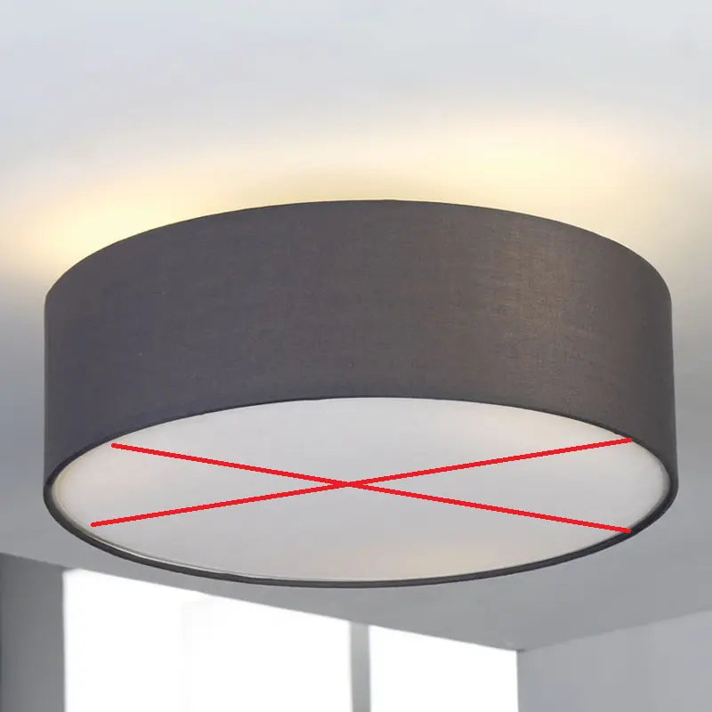 B-Ware Lindby Deckenlampe Sebatin Lampe Leuchte E27 Led ø40cm Grau Siehe Text/Foto - 4251096503128