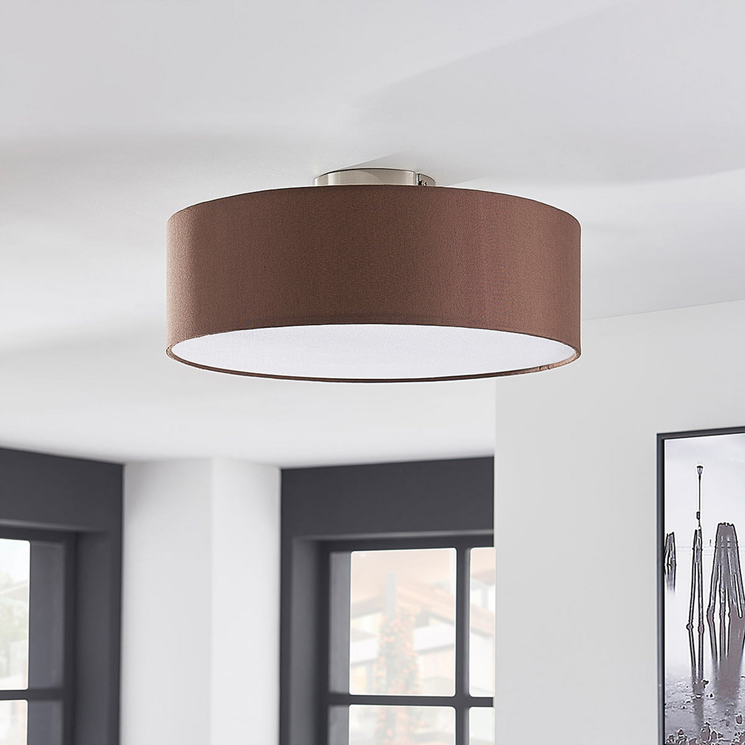 B-Ware Lindby Deckenlampe Sebatin Wohnzimmerleuchte Hängelampe Lampe Leuchte E27 - 4251096503135