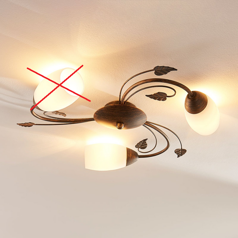 Lindby Led Deckenlampe Stefania Wohnzimmereuchte Designerlampe Siehe Text/Foto B-Ware - 4251096534894