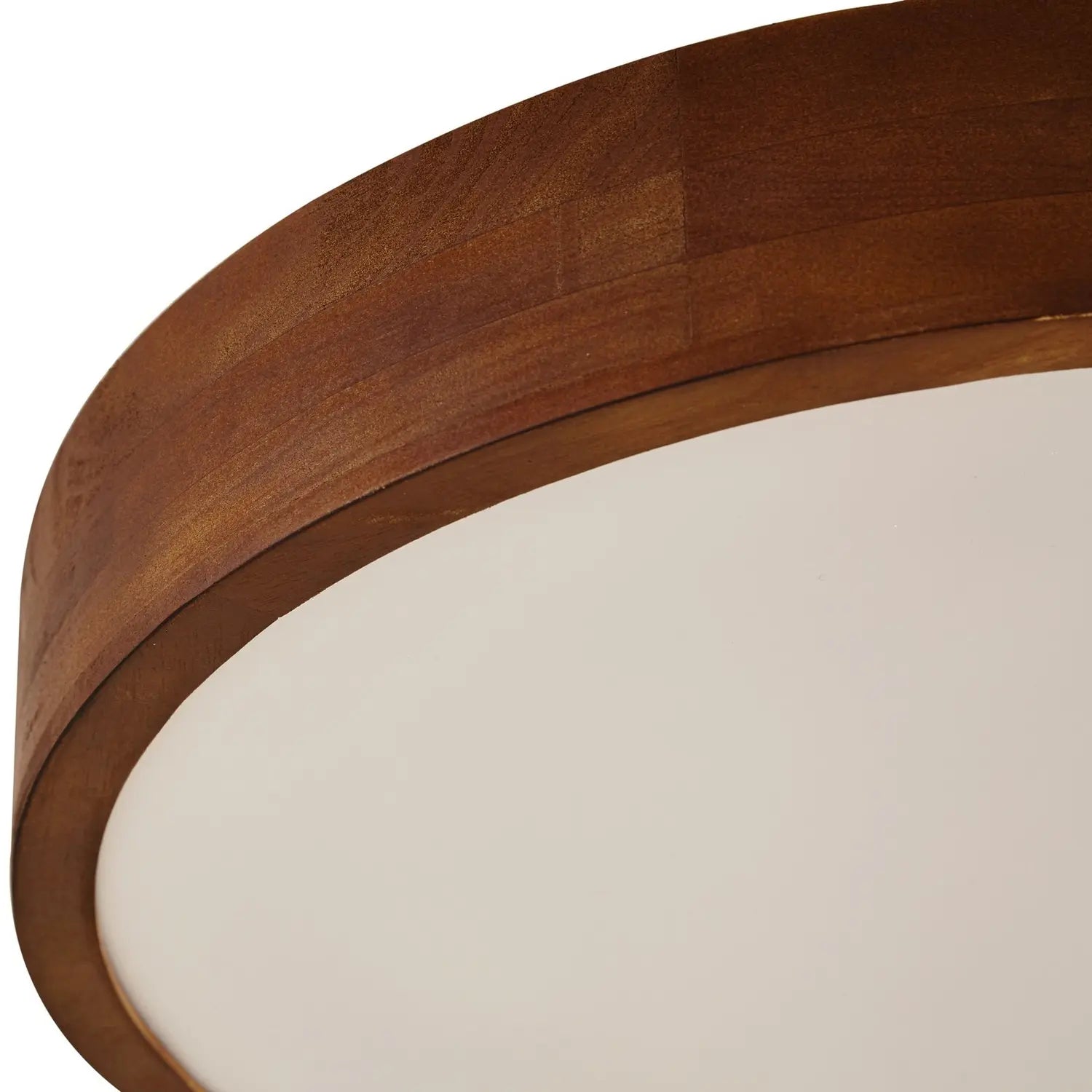 B-Ware Lindby Deckenleuchte Tanju Deckenlampe Leuchte Lampe E27 Walnussholz 4 Flg 5646