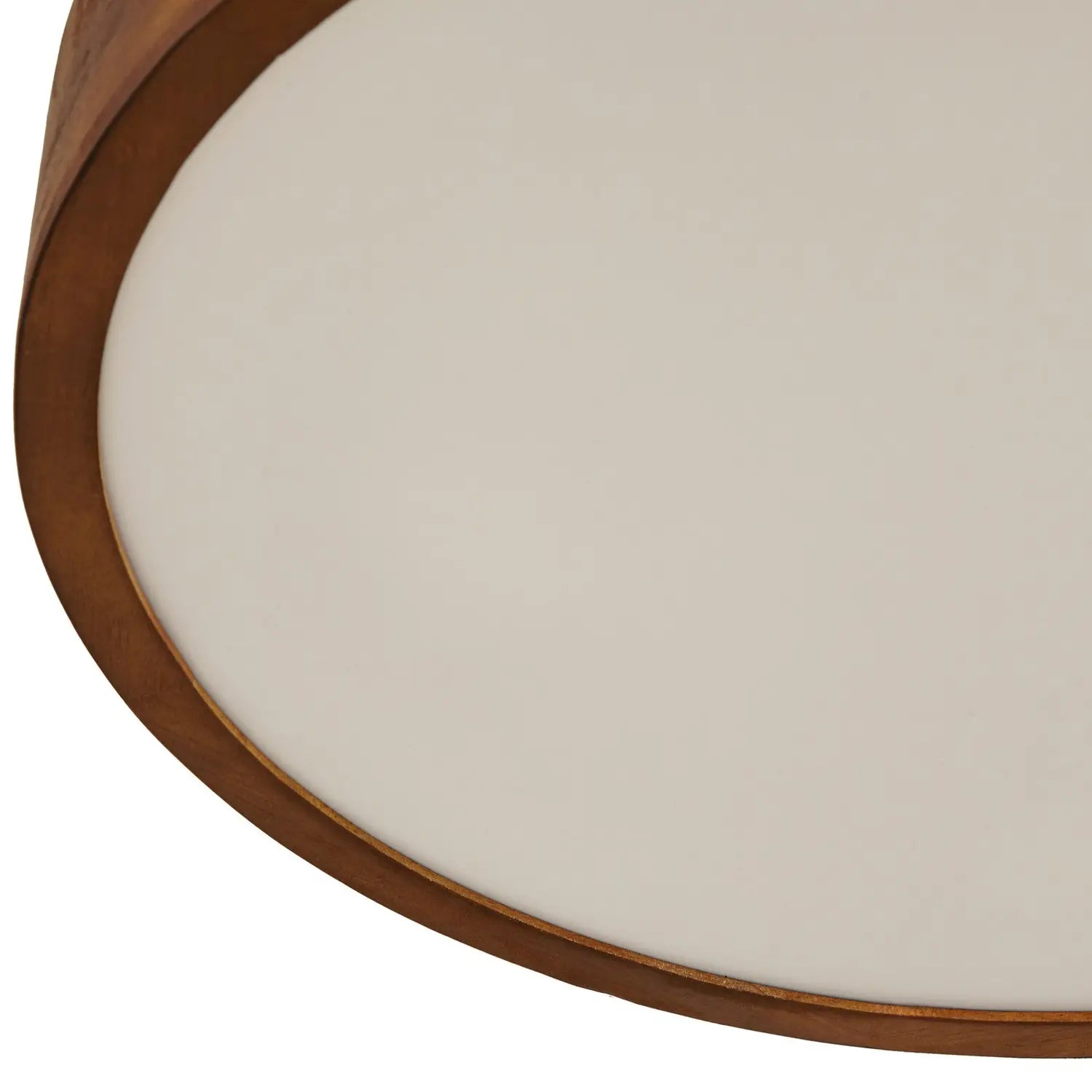 B-Ware Lindby Deckenleuchte Tanju Deckenlampe Leuchte Lampe E27 Walnussholz 4 Flg 50cm - 4255830902758