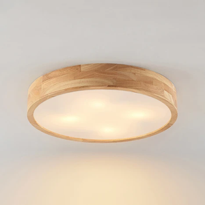 B-Ware Lindby Deckenleuchte Lampe Tanju Leuchte Deckenlampe Rund 4fl E27 ø50cm Weiß