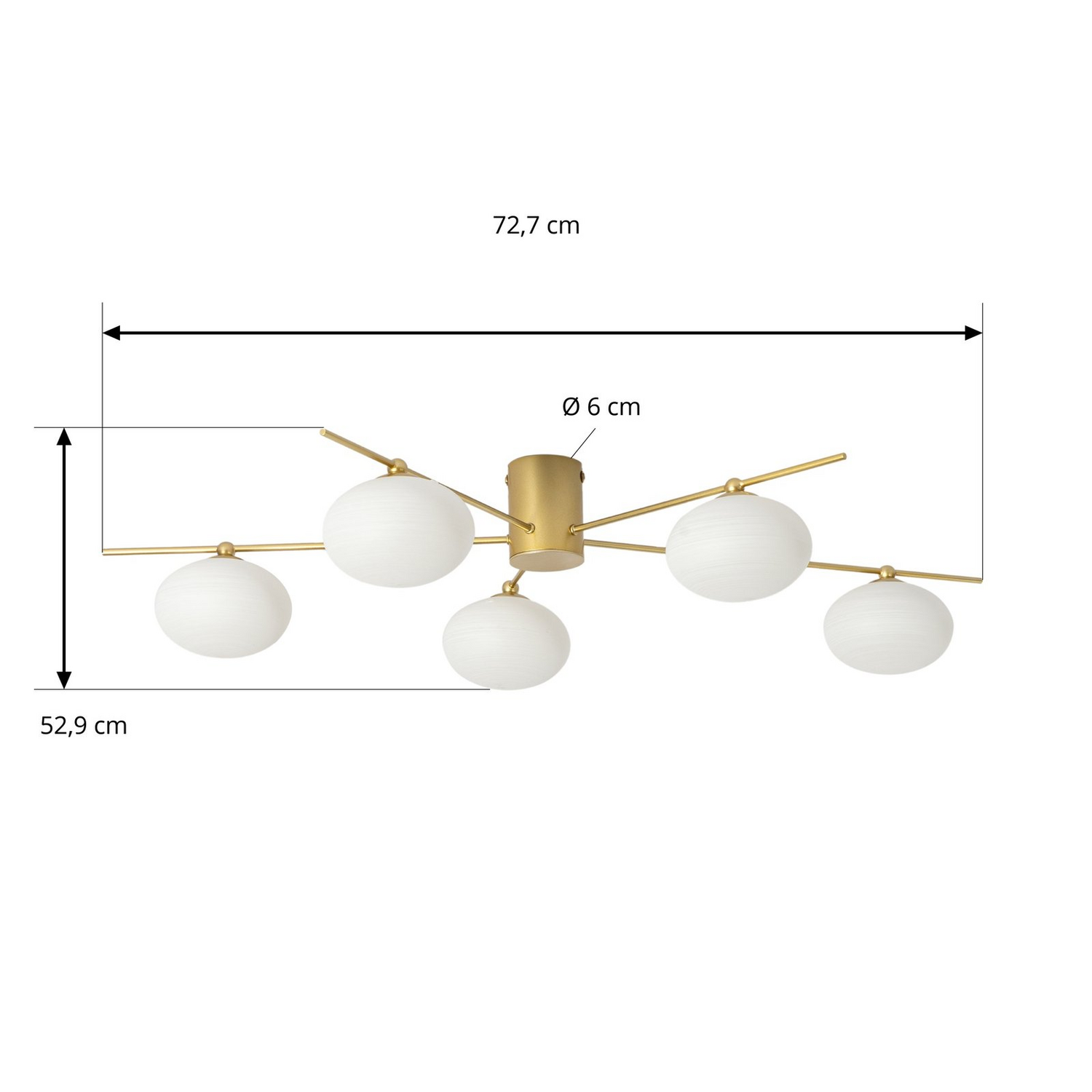 Lindby Valisa Deckenleuchte Deckenlampe Leuchte Lampe Deckenlicht Licht642 B-Ware - 4251911785678