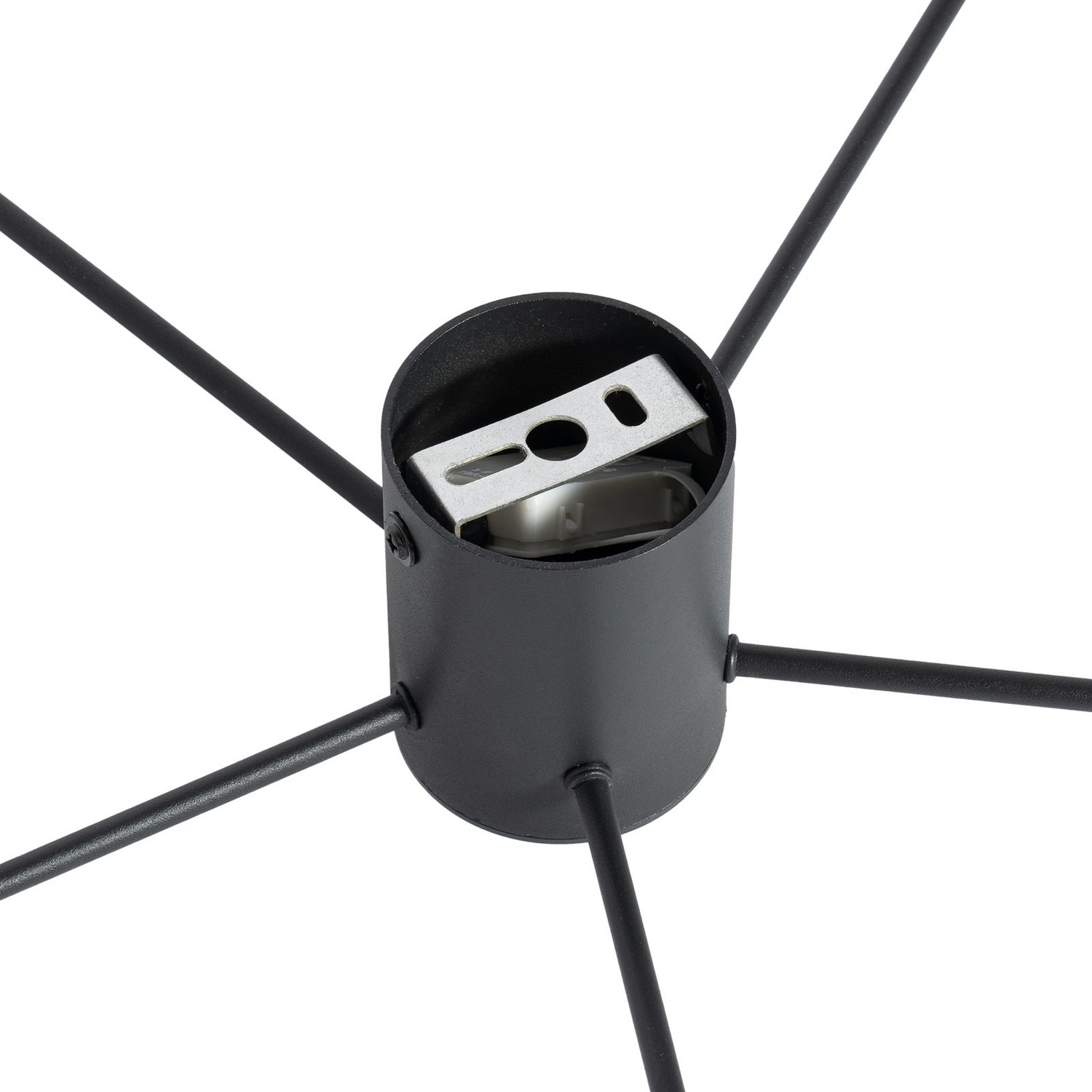 B-Ware Lindby Deckenleuchte Valisa Schwarz 5 Flammig Deckenlampe Lampe Leuchte Spot - 4251911785661