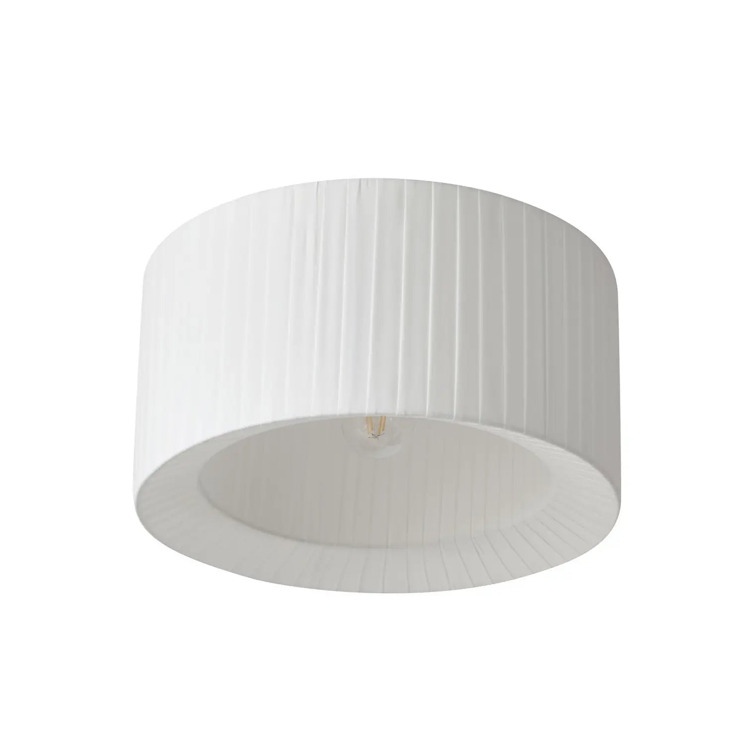 B-Ware Lindby Deckenleuchte Lampe Hauptlicht Virelle Weiß Textil ø 40 Cm E27 - 4255830903731
