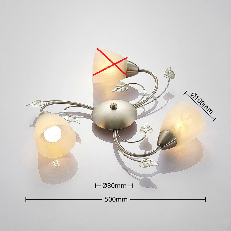 Lindby Deckenlampe Yannie Deckenleuchte Metall Leuchte Lampe Siehe Text/Foto B-Ware - 4251096565331