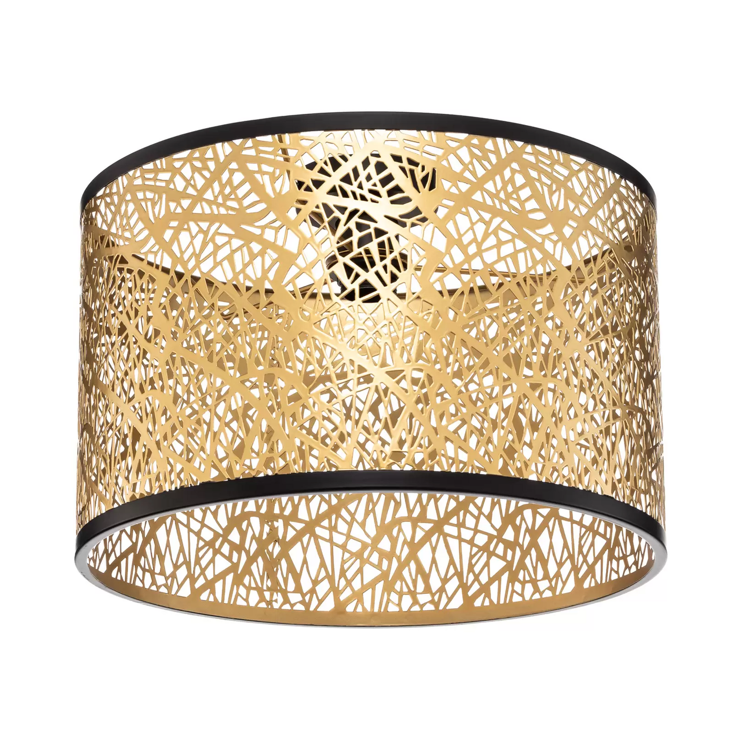 B-Ware Lindby Yonah Deckenleuchte Deckenlampe Hängeleuchte Lampe Metall Schwarz Gold - 4251911765236