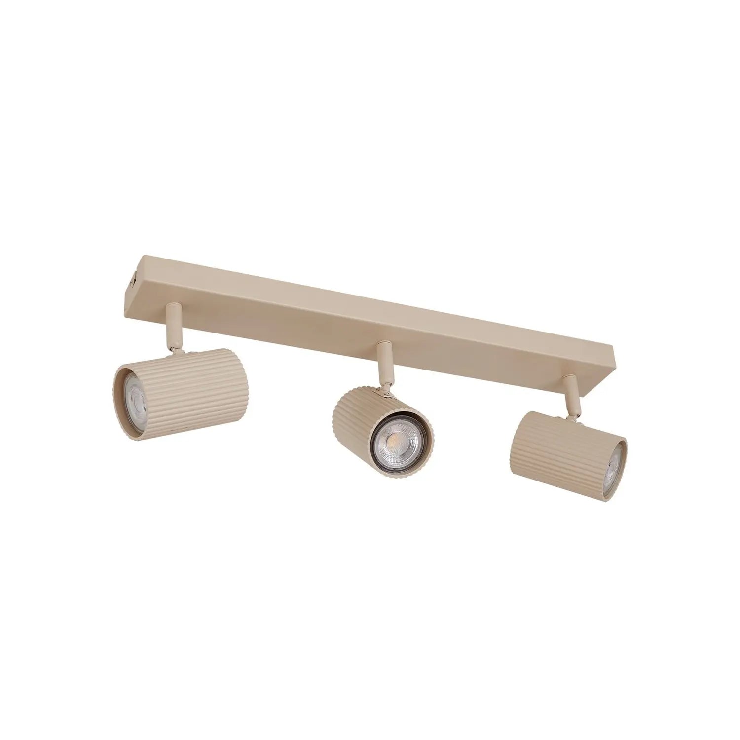 B-Ware Lindby Deckenspots Strahler Kardis Beige 3 Flammig Metall Gu10 Led Beleuchtung
