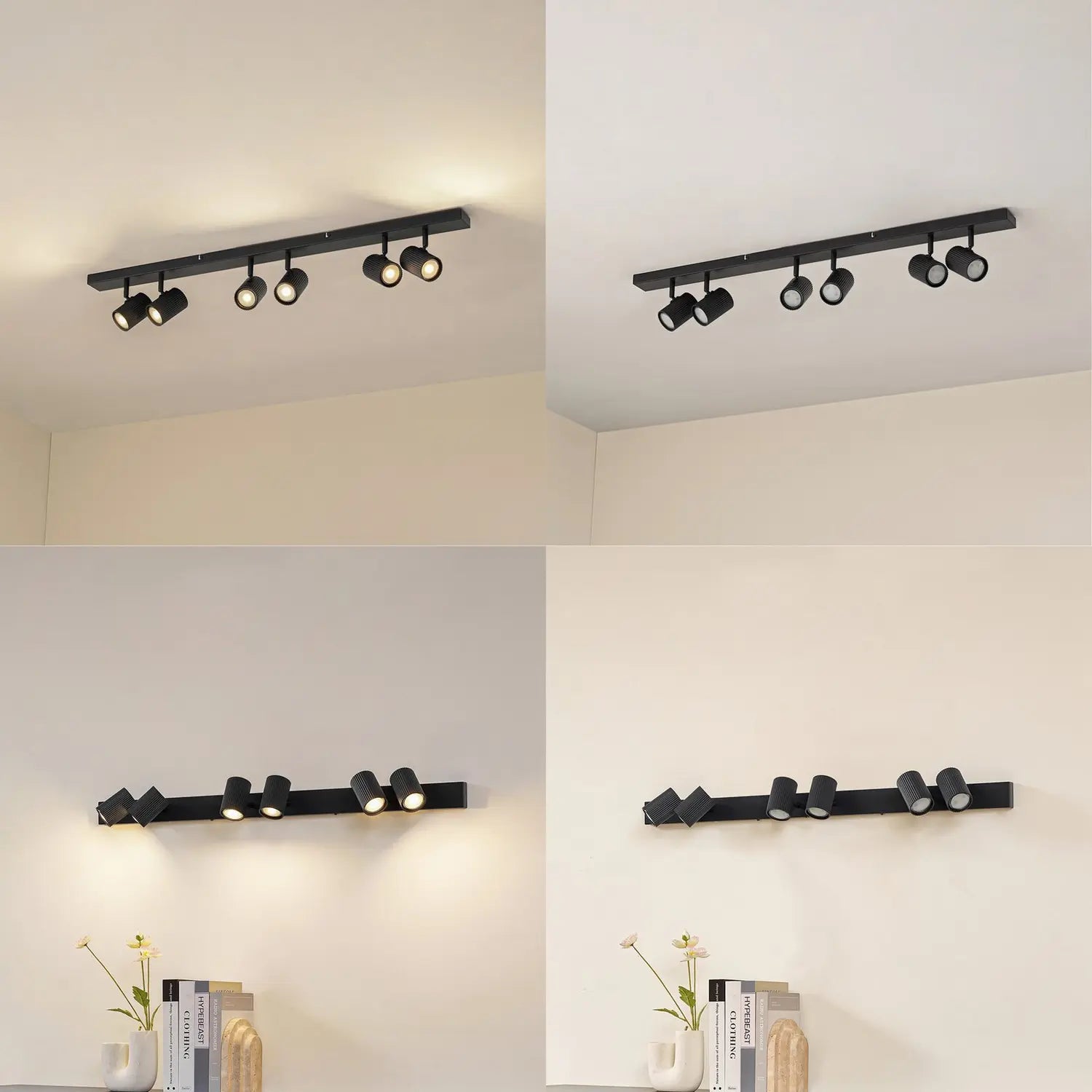 B-Ware Lindby Deckenspots Strahler Gu10 Kardis Dunkelgrau Metall 6flg Beleuchtung - 4255830903984