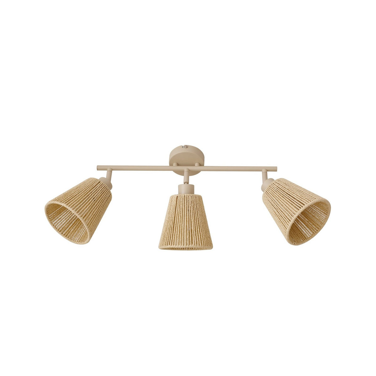 Lindby Deckenstrahler Strahler Anuva beige Papier 3-flammig 72 cm169 - 4255830903700