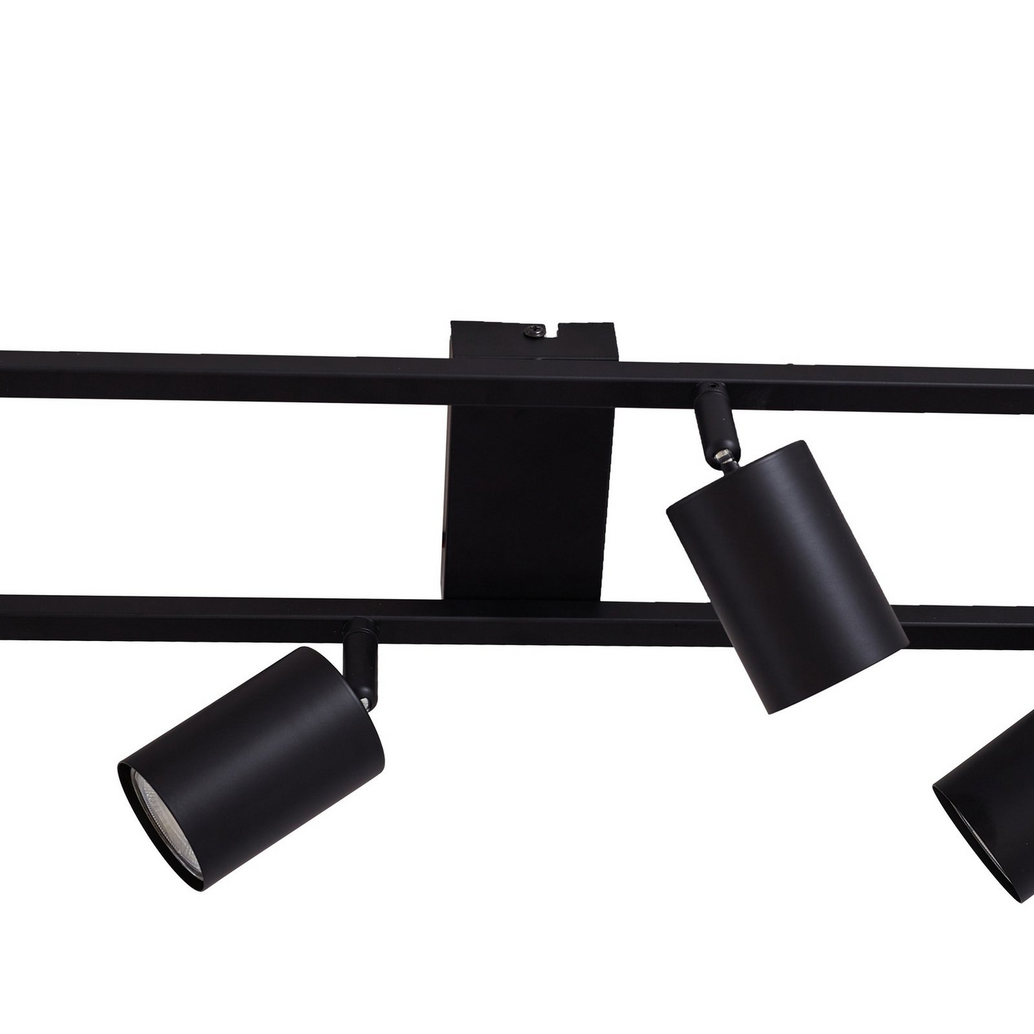 B-Ware Lindby Deckenstrahler Strahler Bravius Schwarz 6 Flammig Eisen