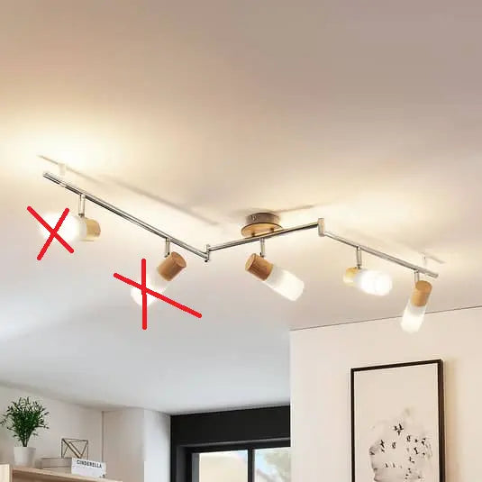 B-Ware Lindby Led Holzstrahler Christoph Deckenlampe Deckenleuchte Siehe Text/Foto - 4251096546538