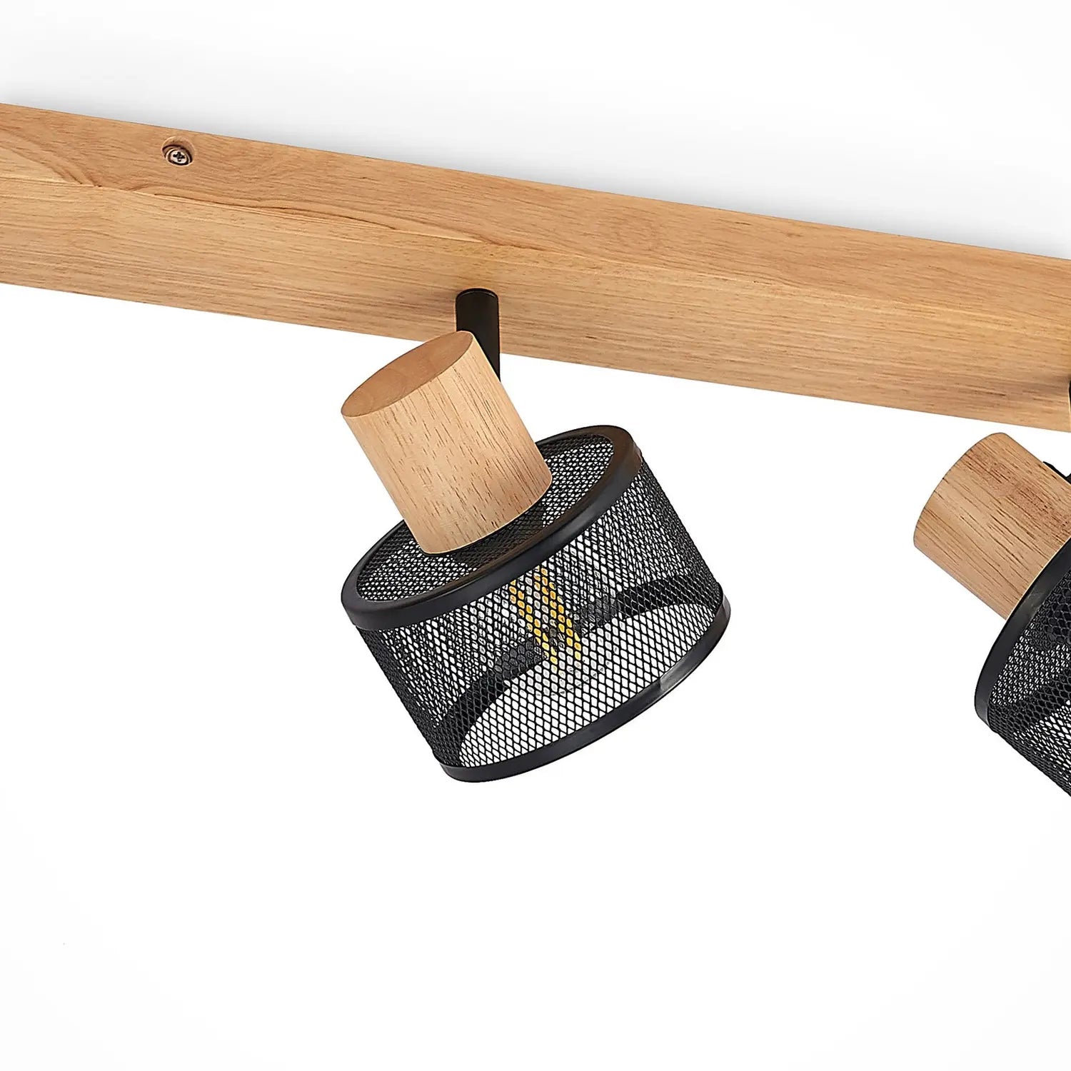 B-Ware Lindby Evinora Deckenstrahler Deckenlampe Deko Deckenlicht E14 Aus Holz 4 Flg - 4251911700039