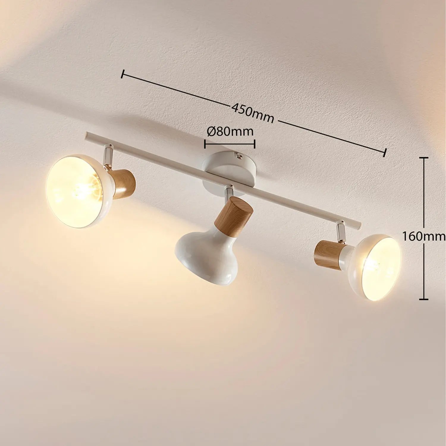 B-Ware Lindby Fridolin Deckenlampe Deckenlampe Lampe 3 Flammige E14 Metall Weiß - 4251096546699