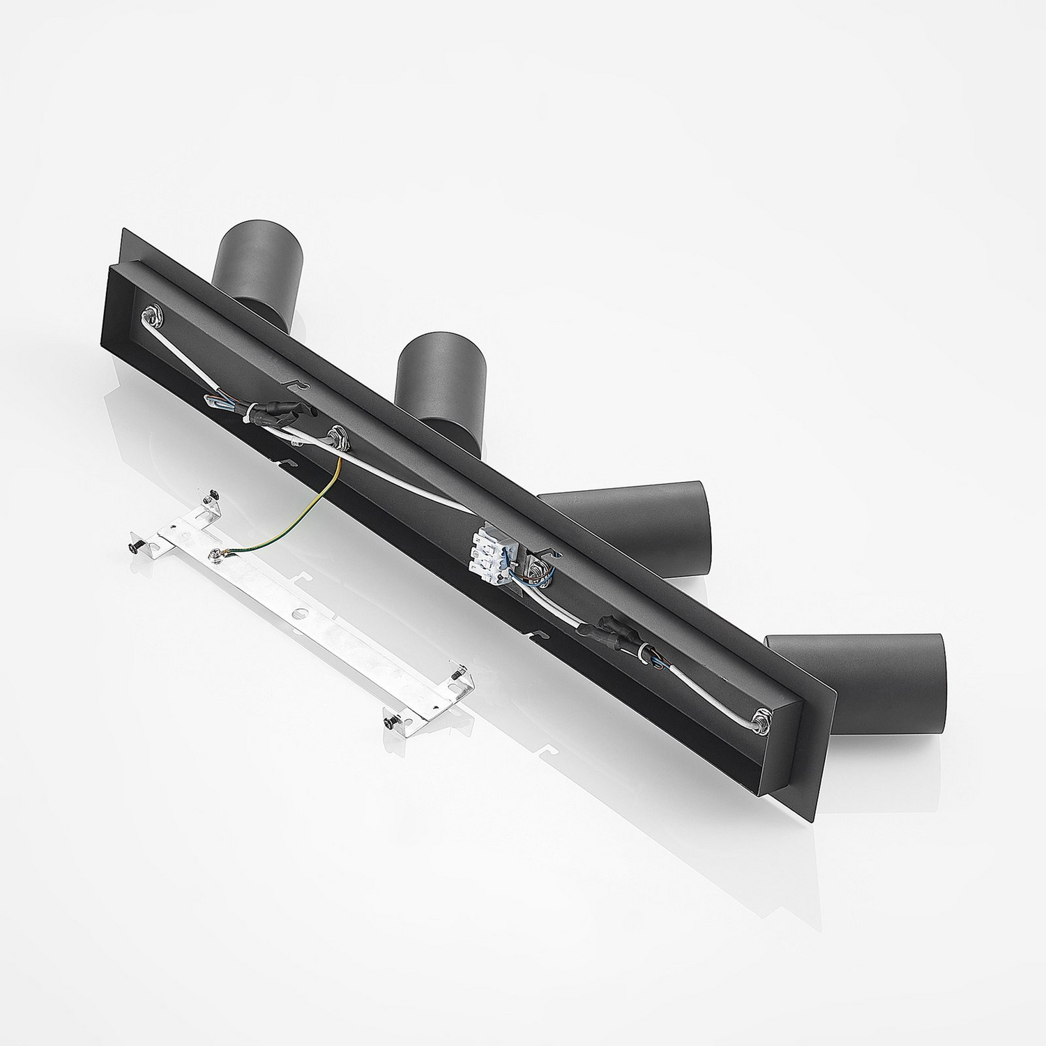 B-Ware Lindby Joffrey Deckenstrahler Deckenlampe Deckenleuchte Lampe 4 Fl 70 Cm Schwarz