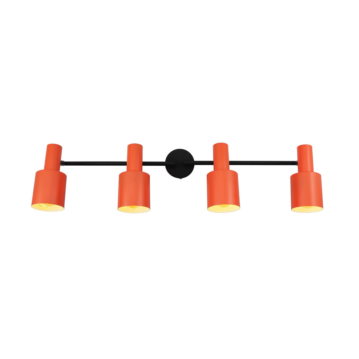 B-Ware Lindby Deckenstrahler Ovelia, Orange Schwarz Eisen Deckenlampe Deckenleuchte - 4251911775112