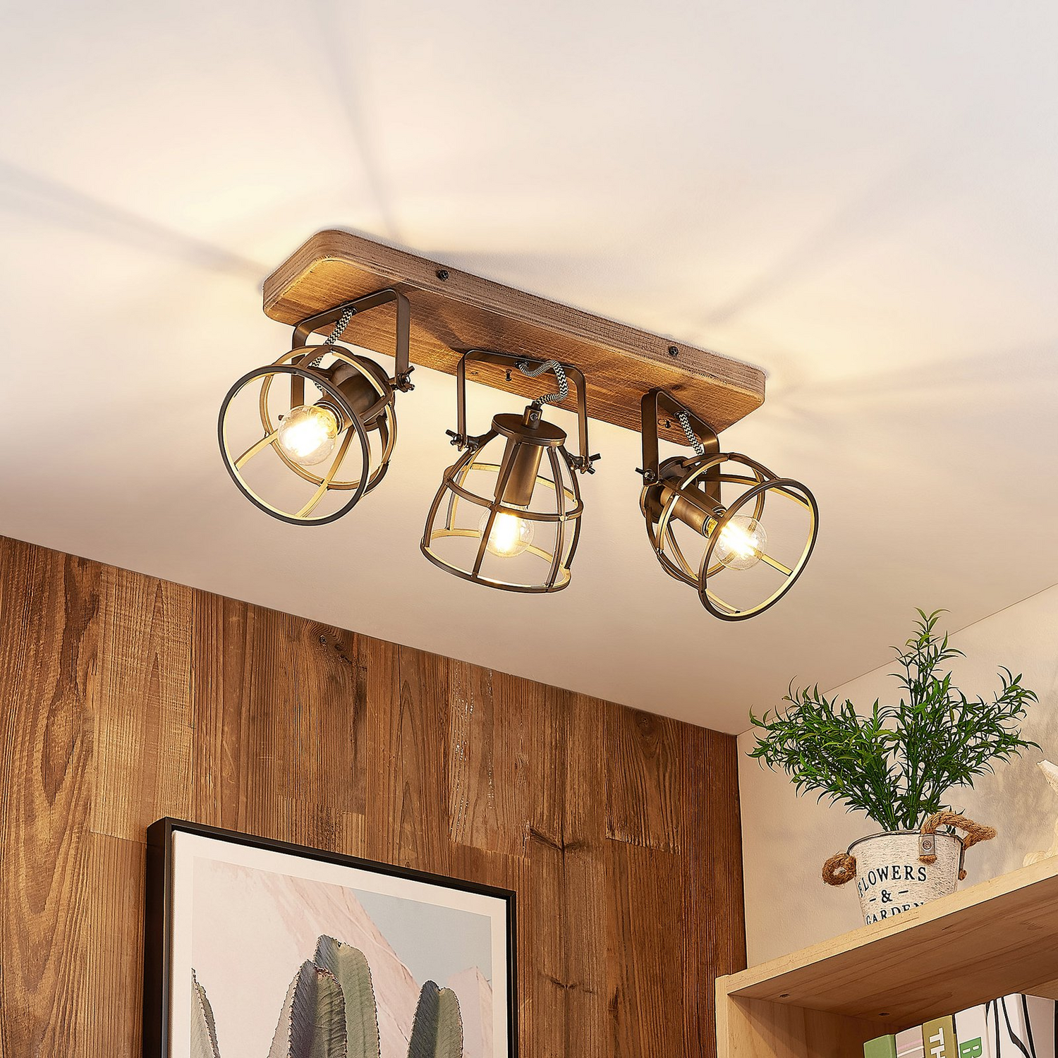 B-Ware Lindby Rutger Deckenlampe 3 Flg Deckenlampe Deckenlicht Deko Flurleuchte E14 - 4251096596083
