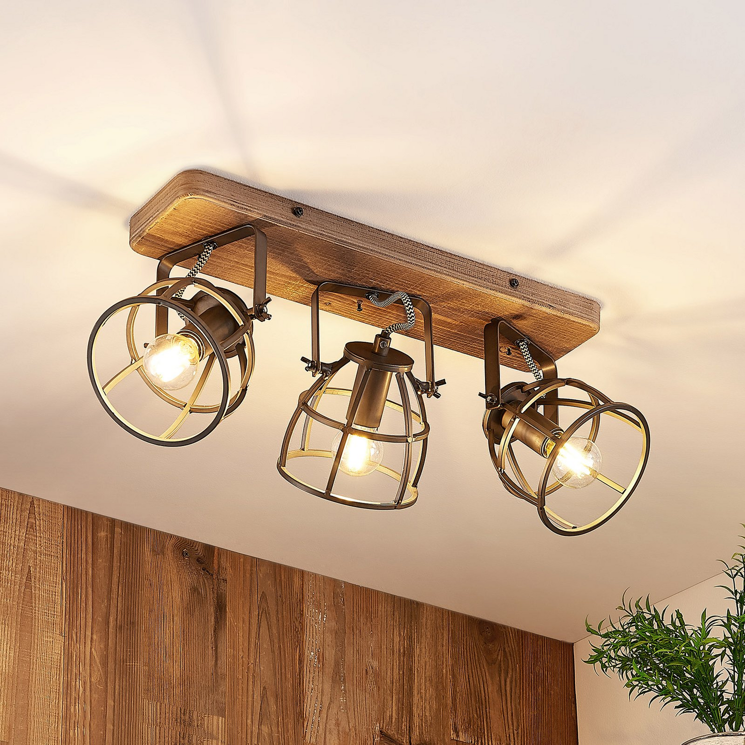B-Ware Lindby Rutger Deckenlampe 3 Flg Deckenlampe Deckenlicht Deko Flurleuchte E14 - 4251096596083