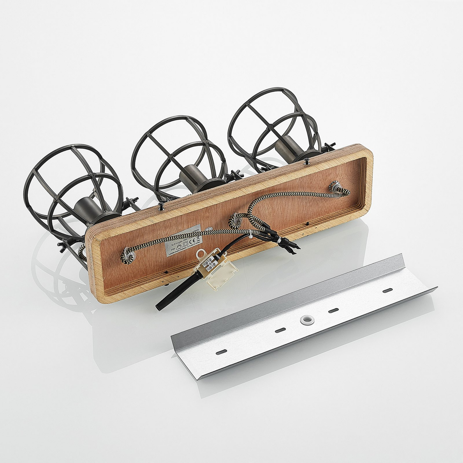 B-Ware Lindby Rutger Deckenlampe 3 Flg Deckenlampe Deckenlicht Deko Flurleuchte E14 - 4251096596083