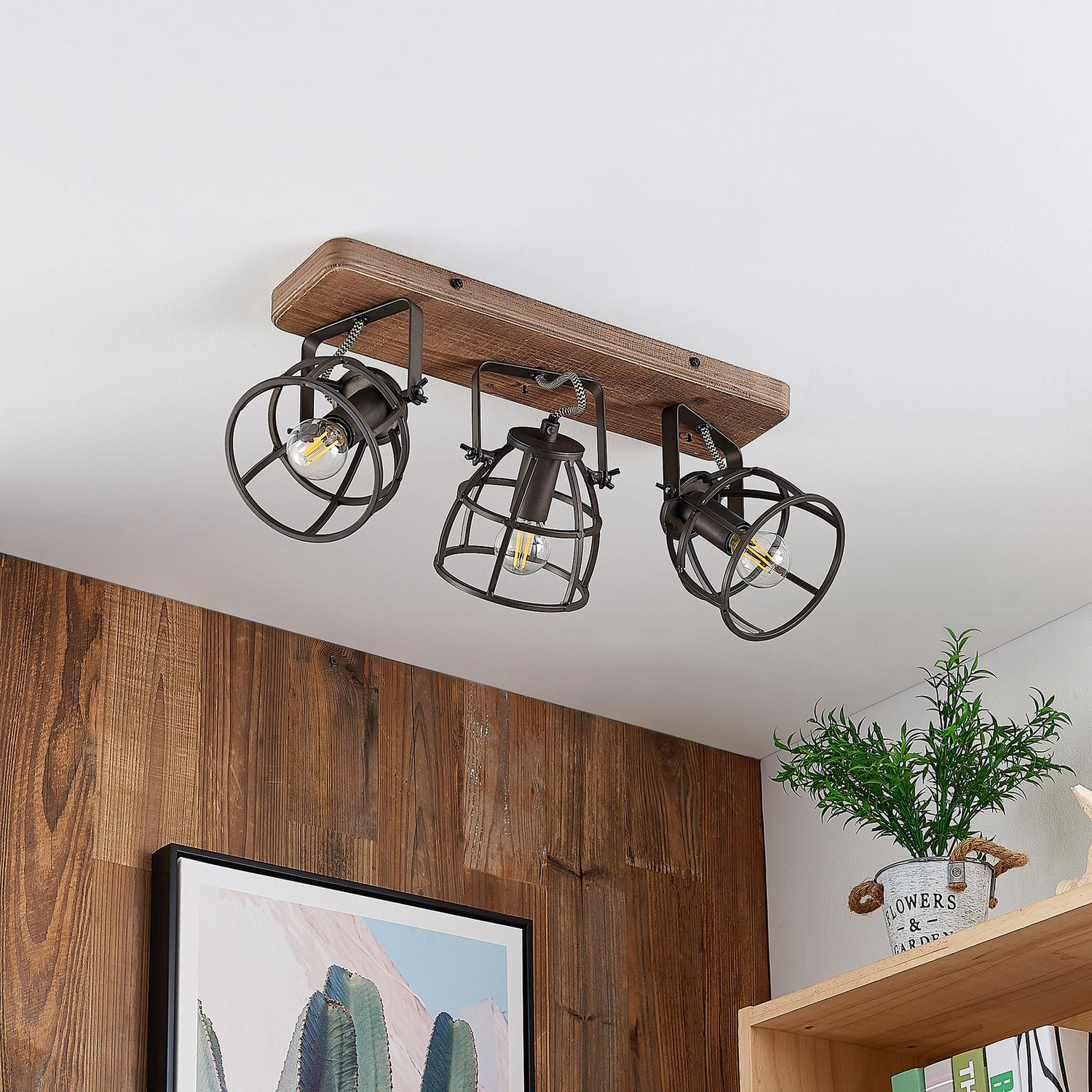B-Ware Lindby Rutger Deckenlampe 3 Flg Deckenlampe Deckenlicht Deko Flurleuchte E14 - 4251096596083