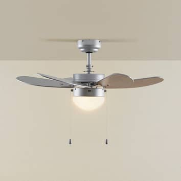 Starluna Minja Deckenventilator Ventilator Decken Ventilator Holzflügel Silber B-Ware - 4251911744590