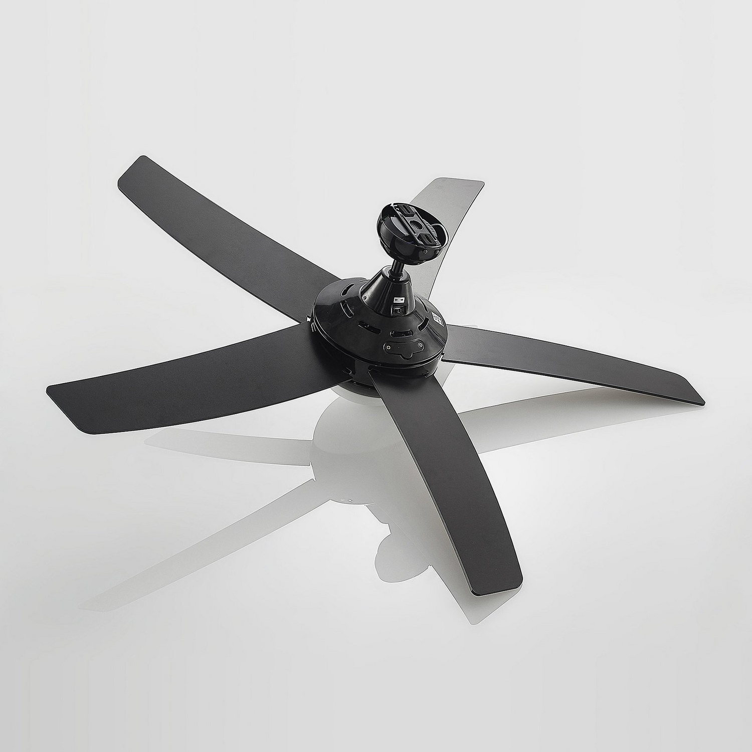 Lindby Deckenventilator Mit Licht Auraya Leise Schwarz Deckenlampe Lampe Leuchte B-Ware - 4251911788877