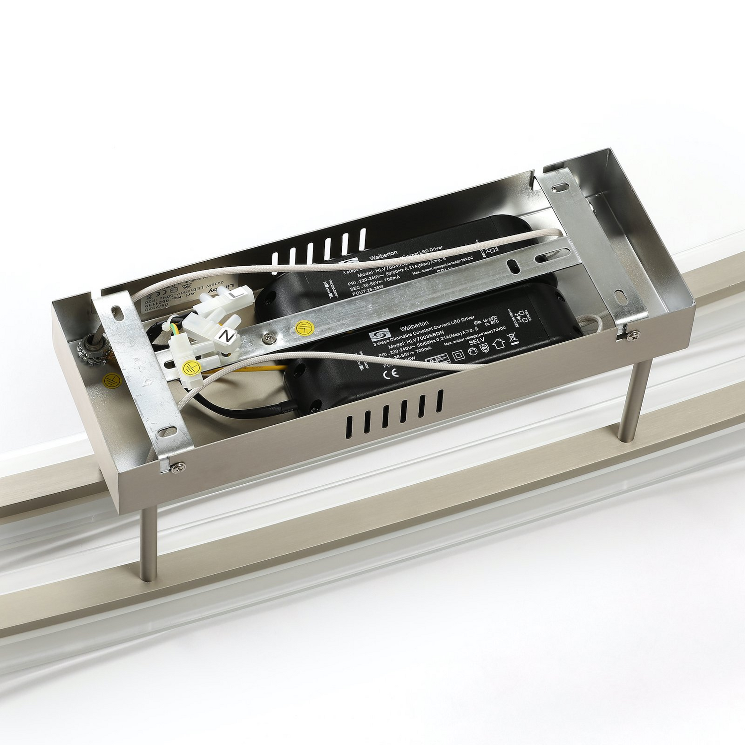 B-Ware Lindby Deckenleuchte Deckenspot Led Jarda Glas Dimmbar Lampe Leuchte 134cm